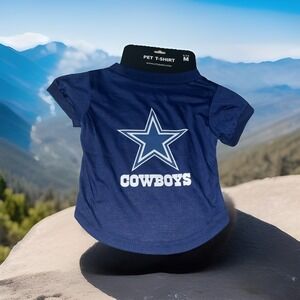 Brand New Littlearth NFL Unisex NFL Pet T-Shirt DALLAS COWBOYS Size Medium FootB